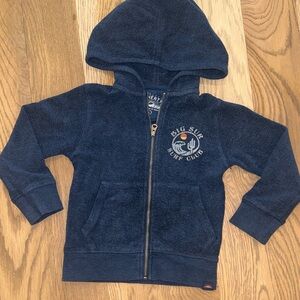 Faherty Big Surf Navy Terrycloth Hoodie